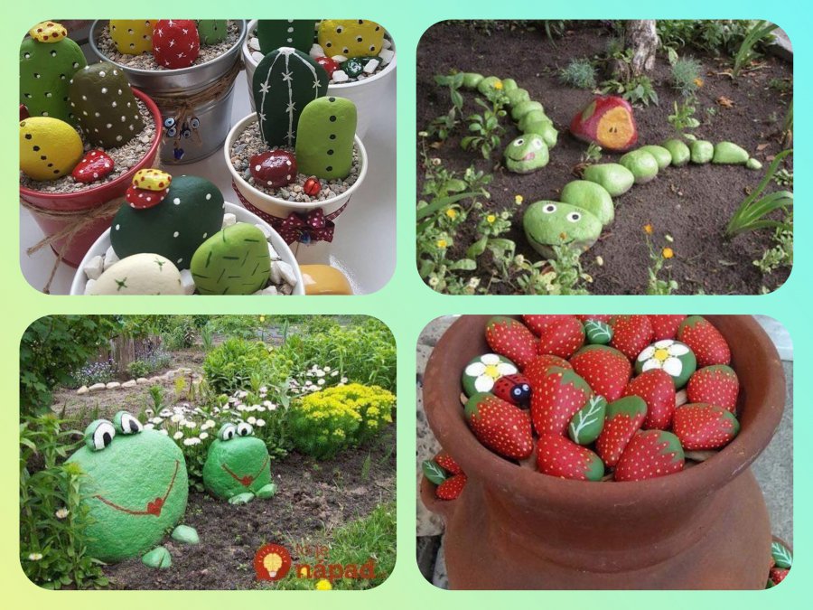 How to decorate your garden with painted rocks