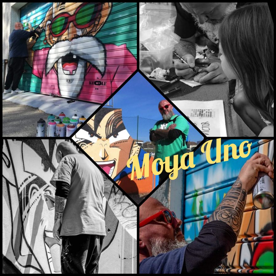 Moya Uno sculpteur graffeur montpellierain