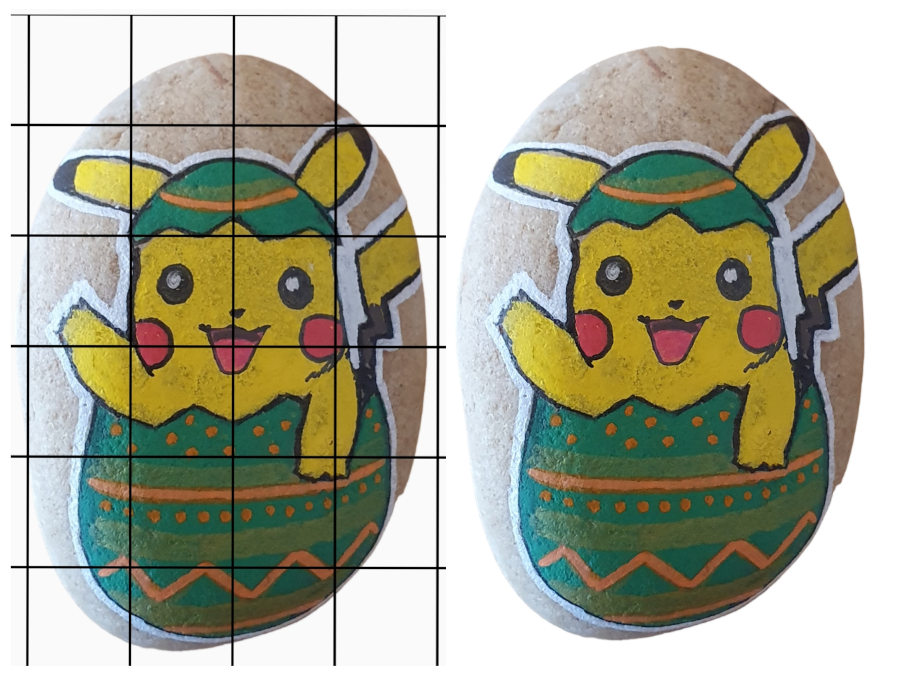 Dessin Pikachu trop mignon pour Pâques