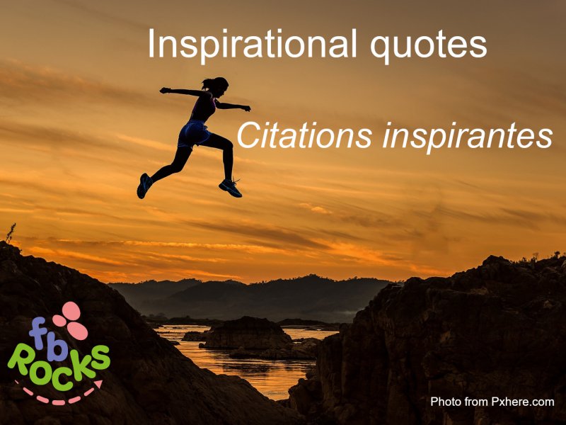 Meilleures citations inspirantes, motivantes et positives