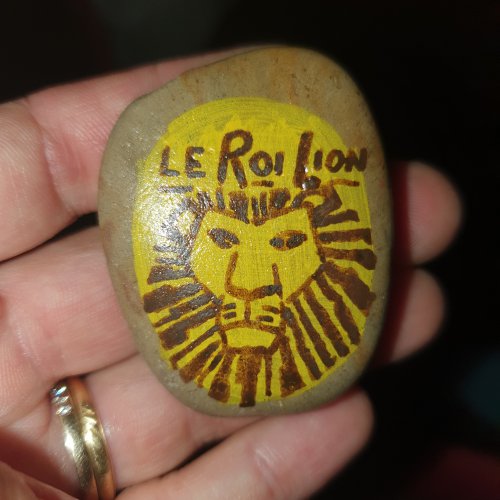 Lion King - Painted rocks