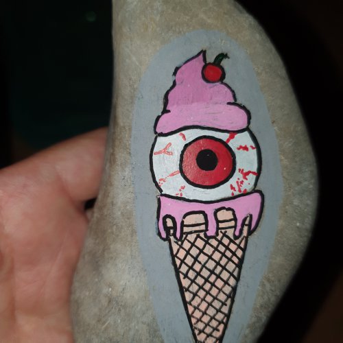 Eye icecream for Halloween