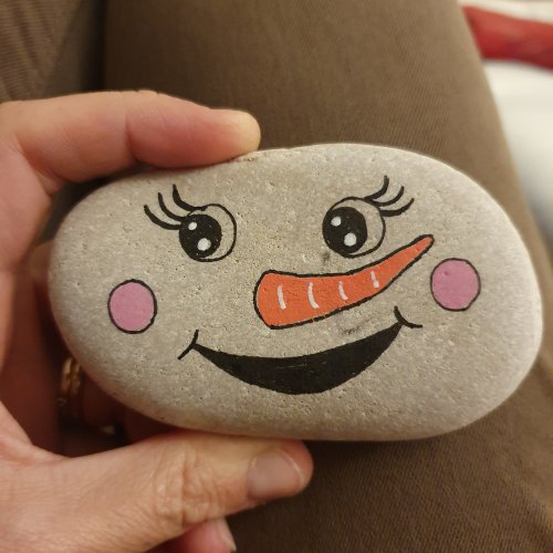 Christmas Painted Rock