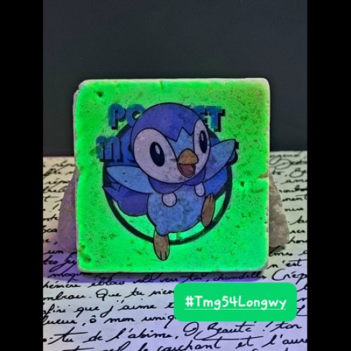 Nadyne.S Piplup drawing on rock