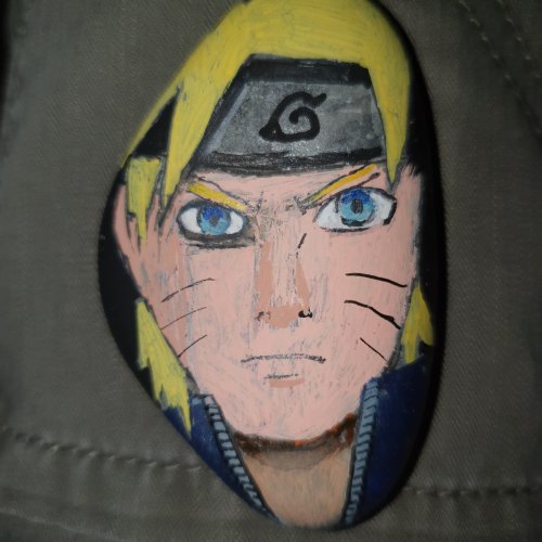 Naruto sur galet
