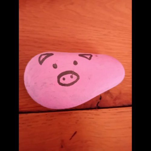 Pig drawing for kindergarten