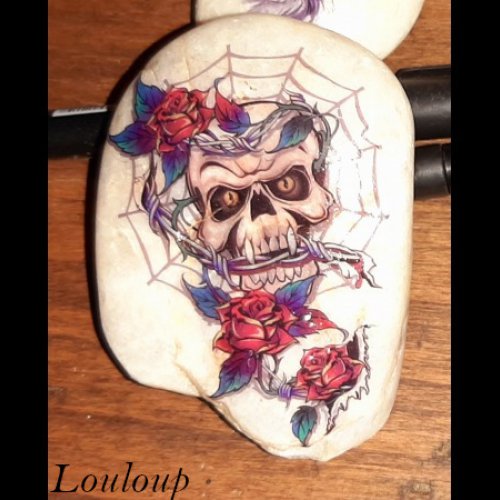 LouLoup Roses and skulls