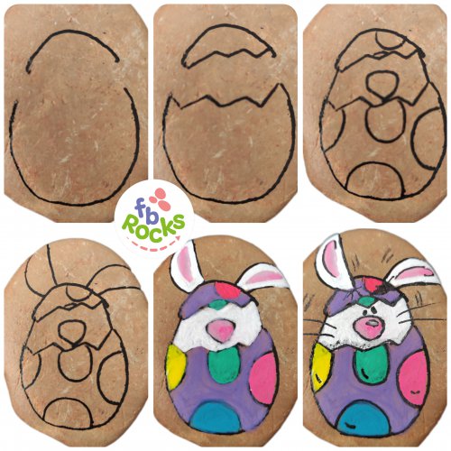 lapin de Pques rigolo