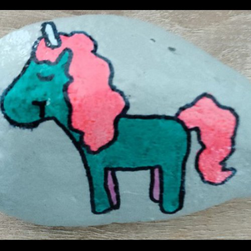 Un ami du galet Licorne