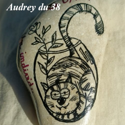 Audrey 38 Cat in a vase