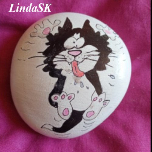 LindaSK Funny cat drawing