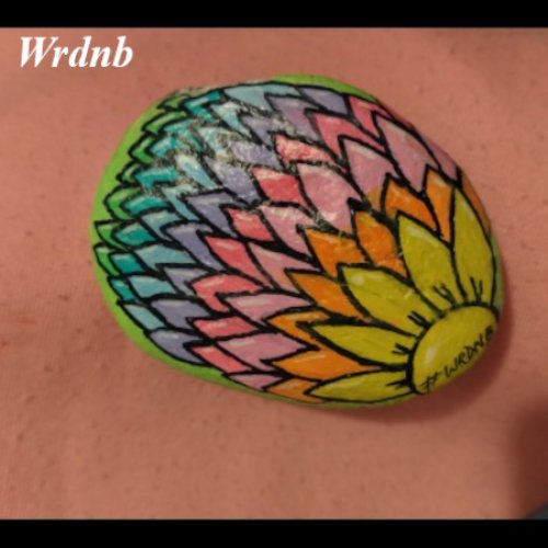 Wrdnb drawing of colorful flowers