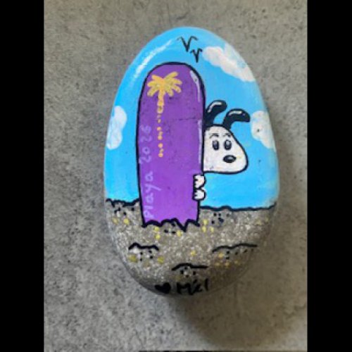 Snoopy fait du surf cet �t�