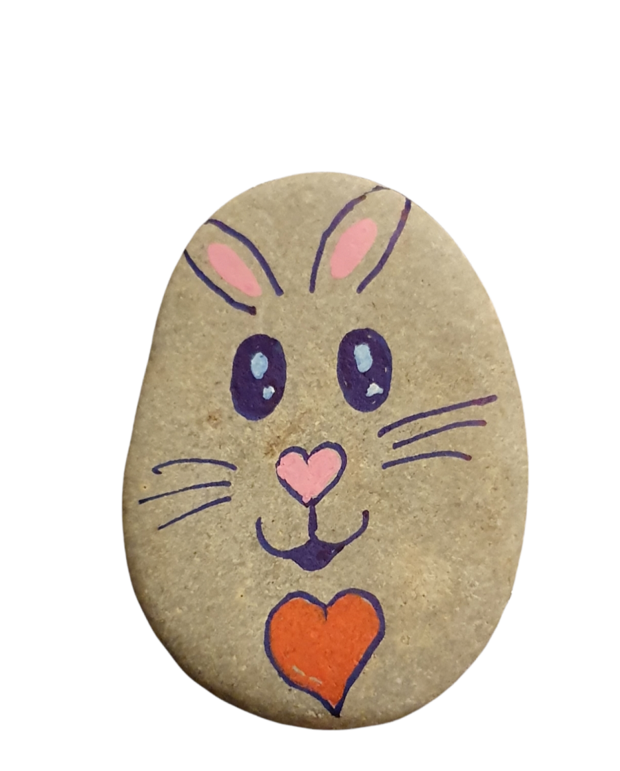 Rocks for kids Rabbit on rock - Easter : 1649061113.1648735141832.png