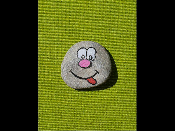 Painted rocks faces, Barbapapa and m&m's Funny face : 1657108107.langue.jpg