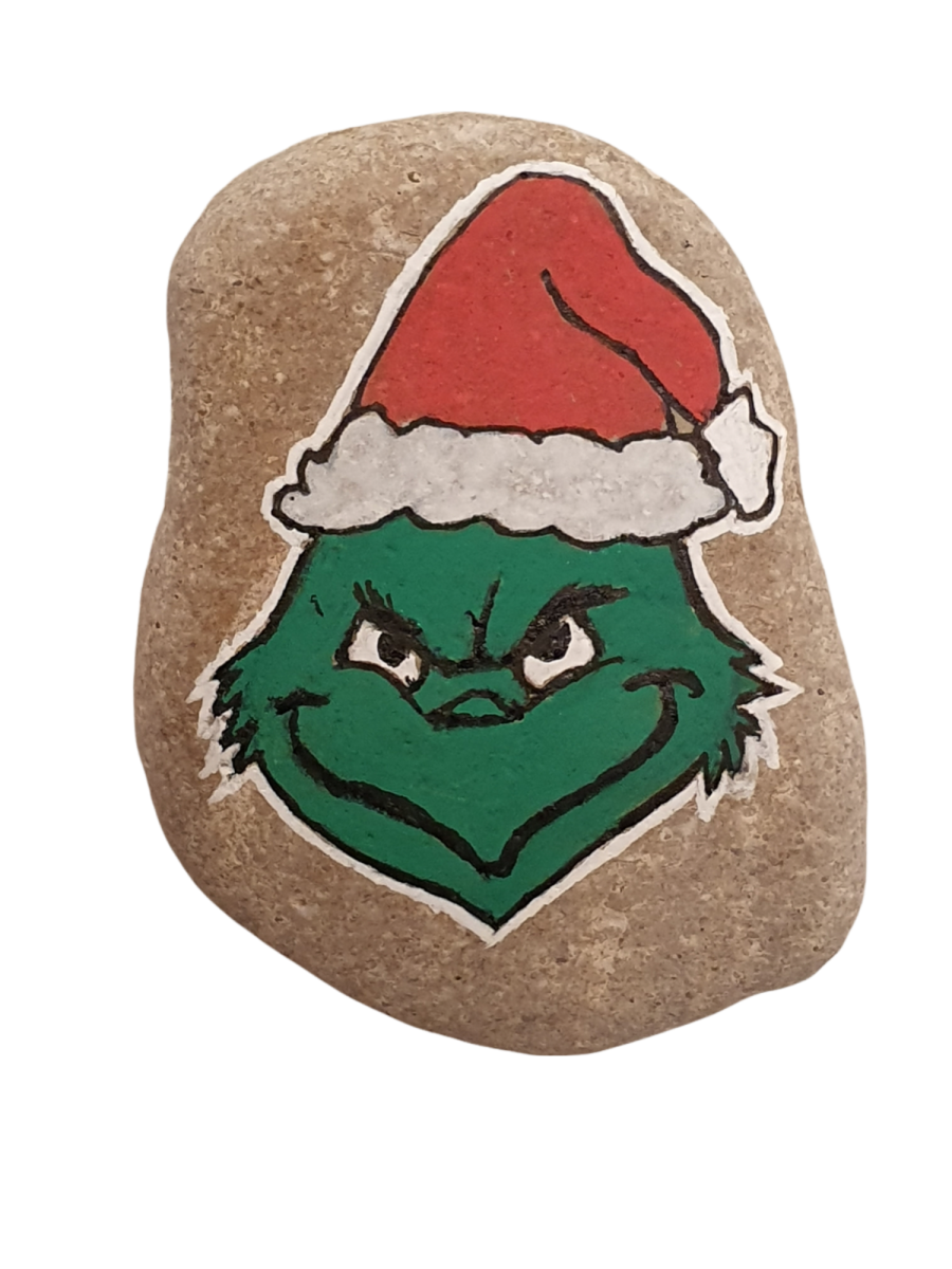 Christmas Painted Rock Grinch - Ideas for painting christmas rocks : 1668415474.grinch.png