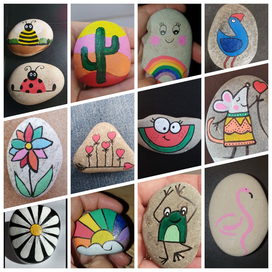 Rocks for kids Easy Drawings  Link to Gallery Images : 1679293960.modeles.faciles.pour.galet.peint.jpg