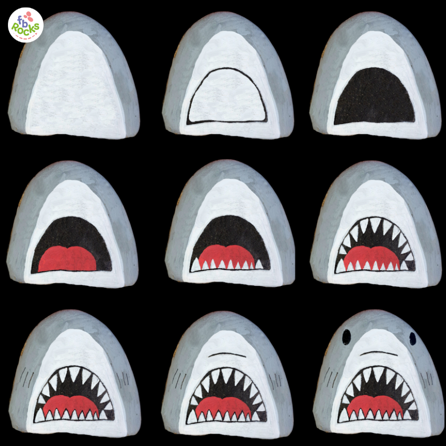 Galet facile modele dessin requin facile sur galet : 1686633379.tutoriel.requin.1.jpg