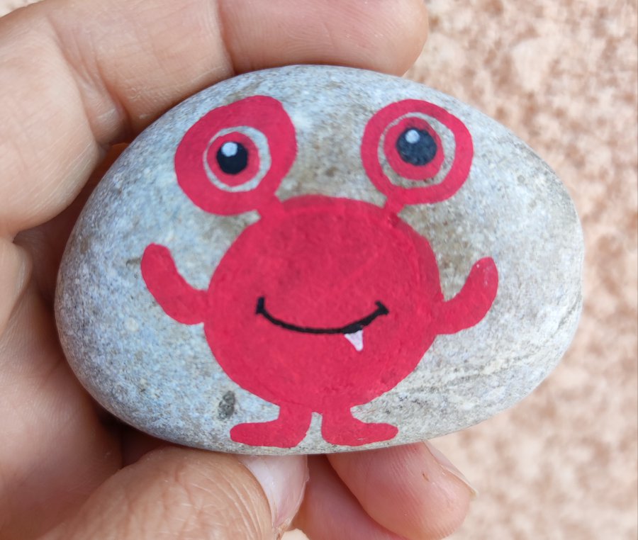 Rocks for kids Red monster : 1694031729.img.20230906.222006.jpg