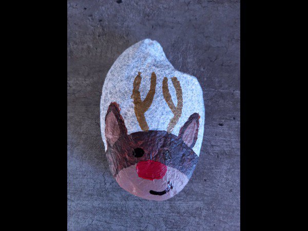 Christmas Painted Rock Cematili Christmas Reindeer : 1701989635.cematili.renne.de.noel.jpg