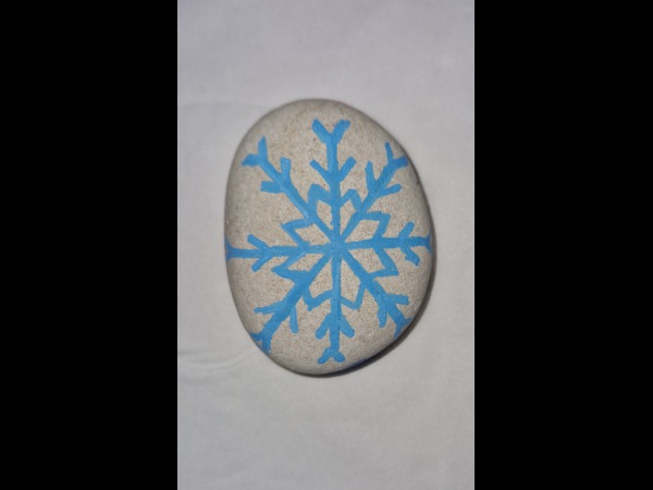 Christmas Painted Rock Stef du 17250 Snowflake : 1703632228.stef.du.17250.flocon.de.neige.jpg