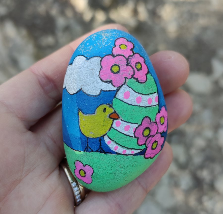 Easter Easy kid drawing for easter : 1712852734.img.20240411.182404.jpg