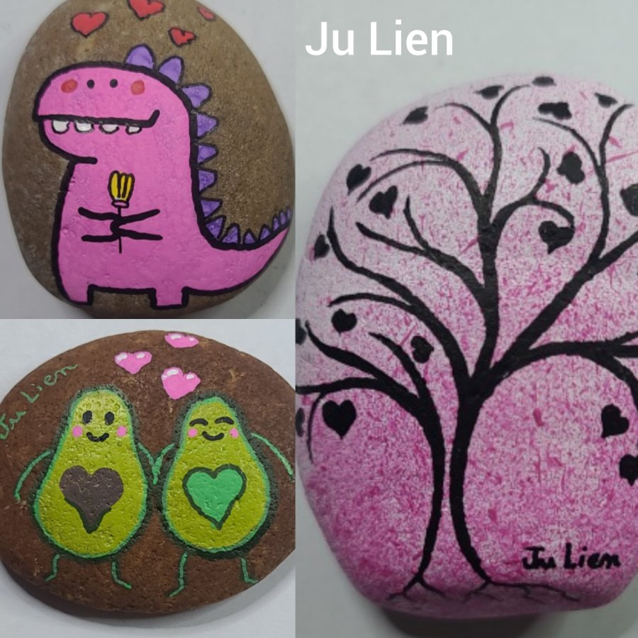 Love Heart tenderness Ju Lien love cute drawing on rock : 1715704467.resizer.17156835114891.jpg