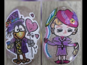 Lesgaletsde Nath Dr�le d\'Oiseau et ballon c�ur Mary Poppins et cerf volant