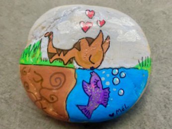 Un petit poisson, un petit chaton s\'aimaient d\'amour tendre...