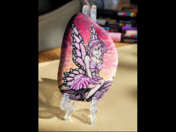 LA La F�e Rose au Soleil Couchant