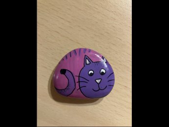 Oscara Chat rose et violet