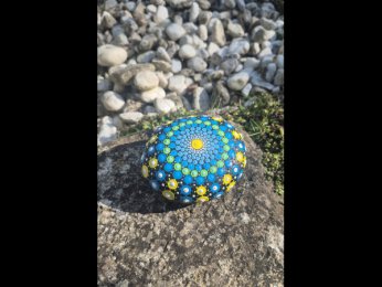Tr�sors de Goubelins Galet mandala