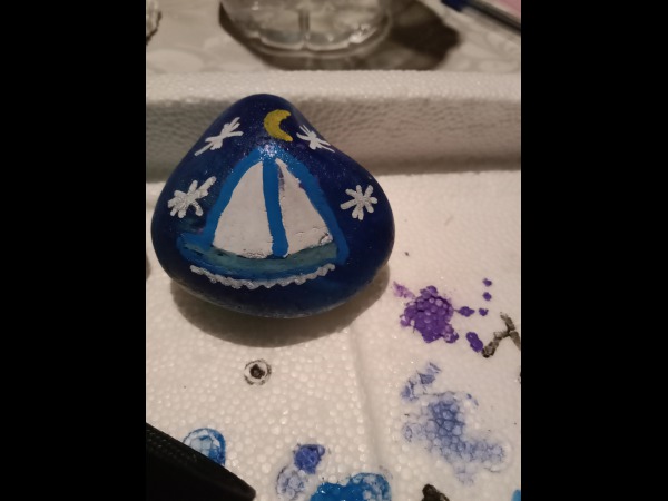 Bateau a voile by Cr�ateur galet Flo LVH