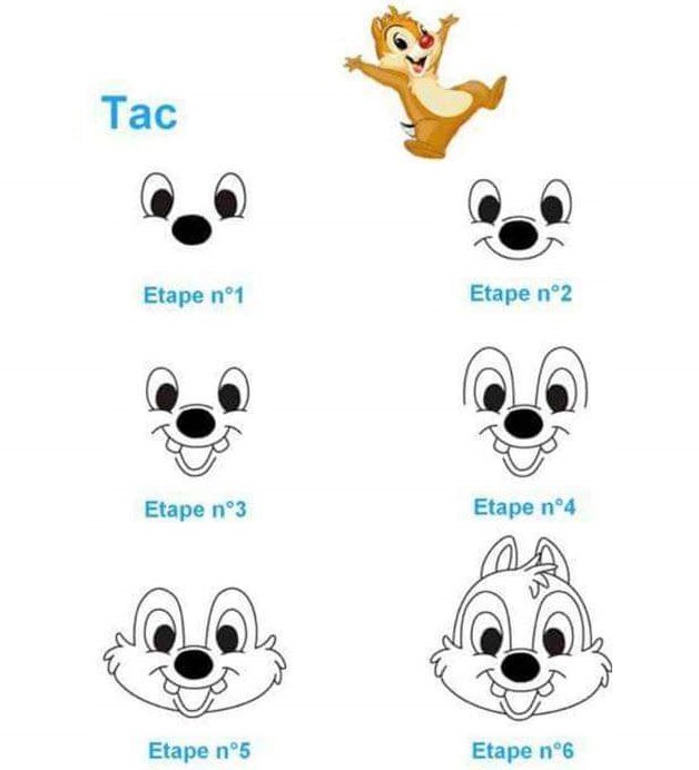 Tutoriel dessin Tic Tac Disney