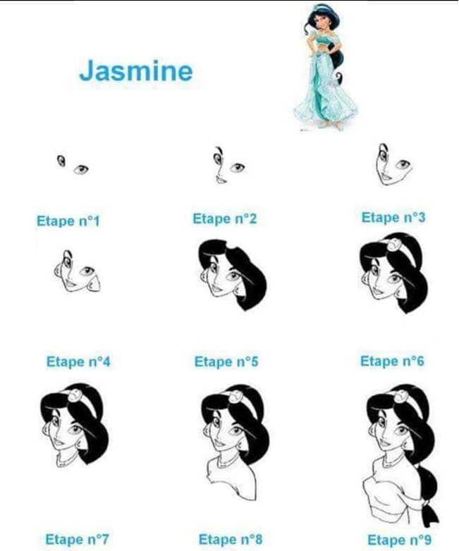Comment dessiner Jasmine