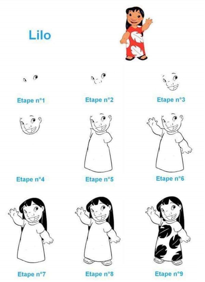 Comment dessine Lilo