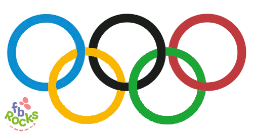 Olympic rings Paris 2024 drawing tutorial