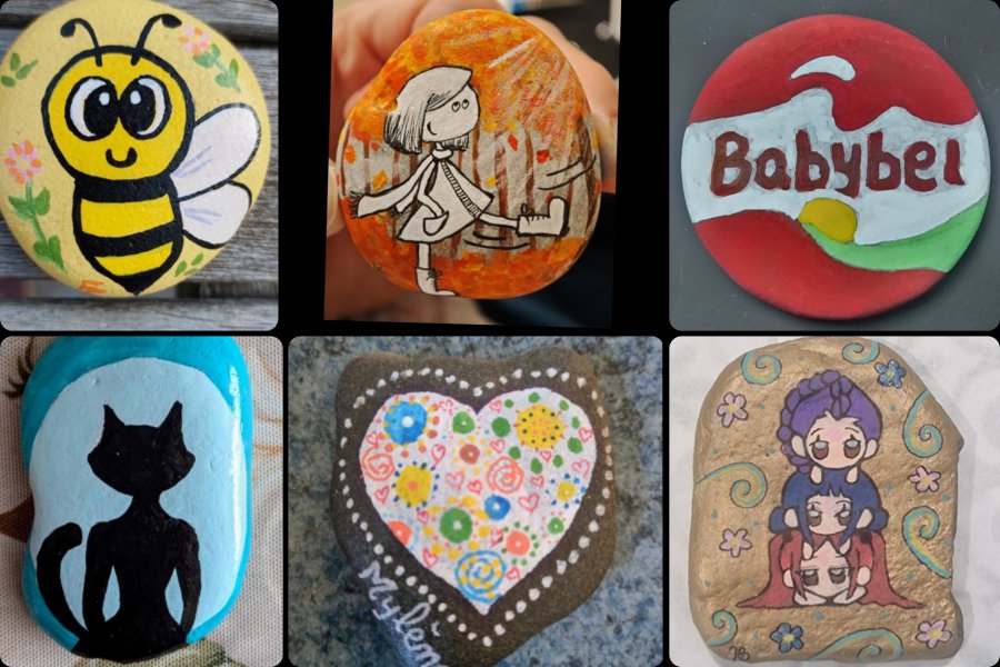 Jeu Peinture sur galet