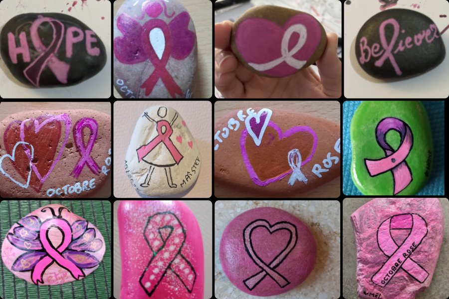 Dessin simple octobre rose